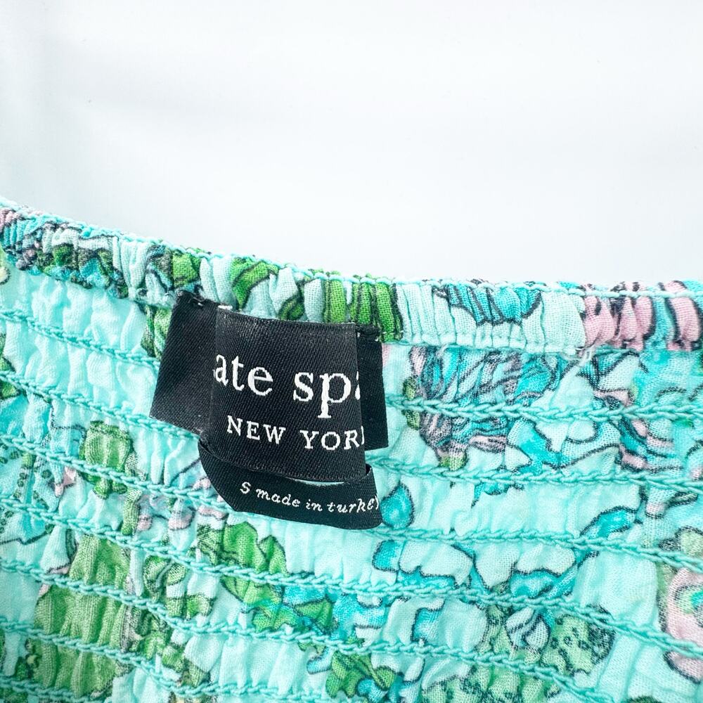Kate Spade Women's Under The Sea Tie-Strap Dress Sleeveless Green Size Small - Picture 11 of 12